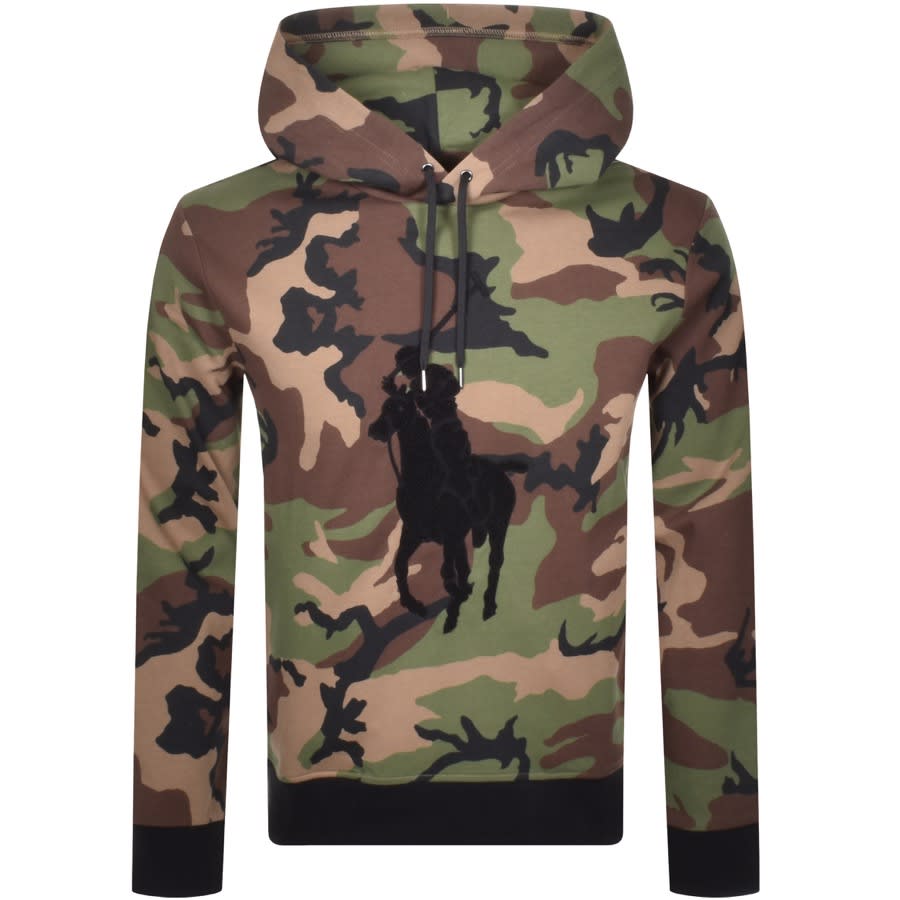 Alternative Image for ProductRalph Lauren Pullover Camouflage Hoodie Khaki1